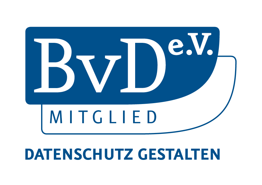 Mitglied im Berufsverband der Datenschutzbeauftragten Deutschlands (BvD) e.V.